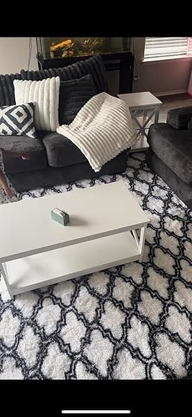 Customer photo review of STRIPED RABBIT FAUX-FUR BLANKET - 50% OFF