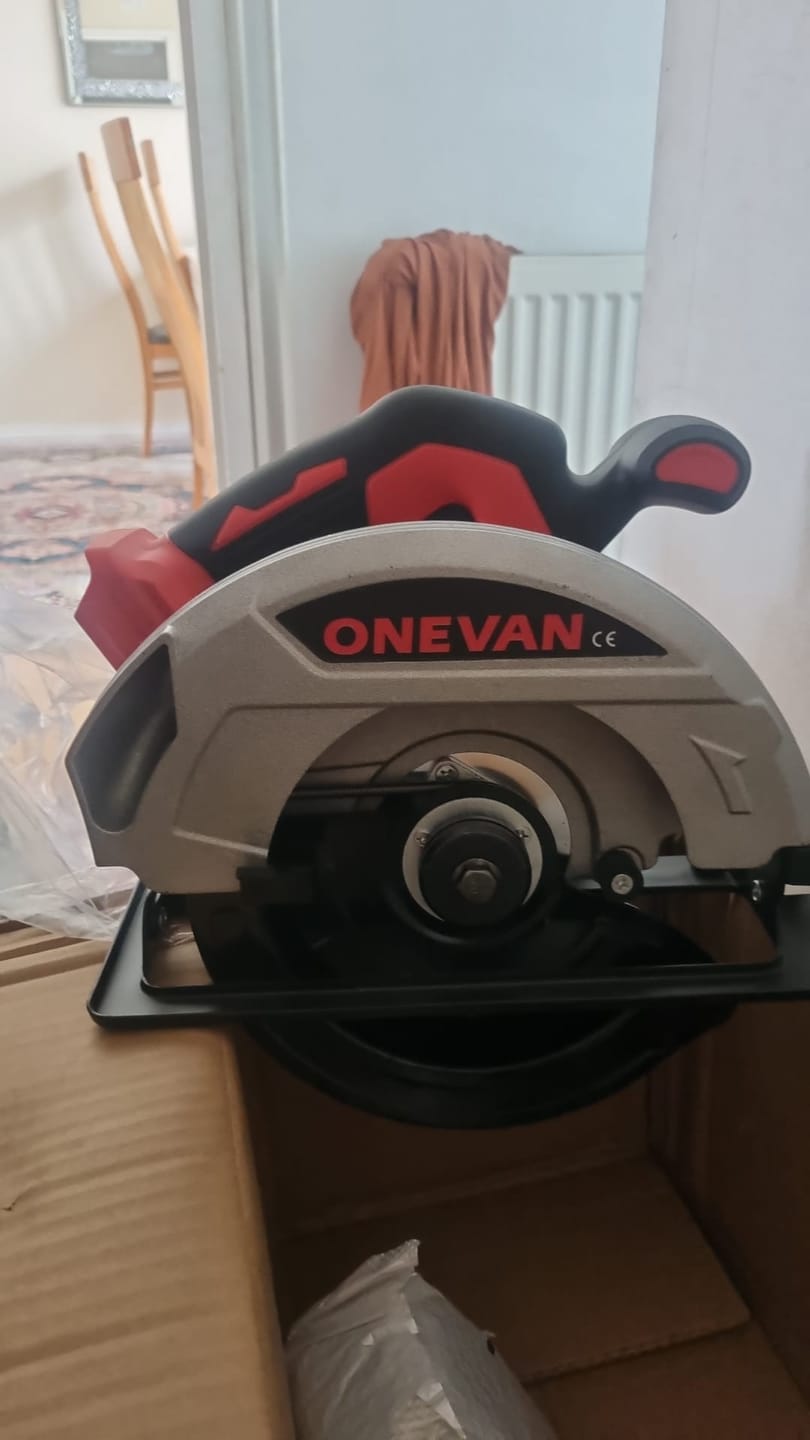 Customer photo review of ONEVAN 180mm 7 Inch Brushless Cordless Circular Saw | For Makita 18V Battery