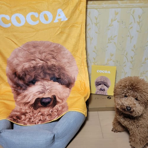 Customer photo review of Petcanva©オーダーメイド ペット似顔絵