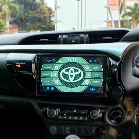 Customer photo review of 10.25" Toyota Hilux 16'- 22' Head Unit Upgrade Kit