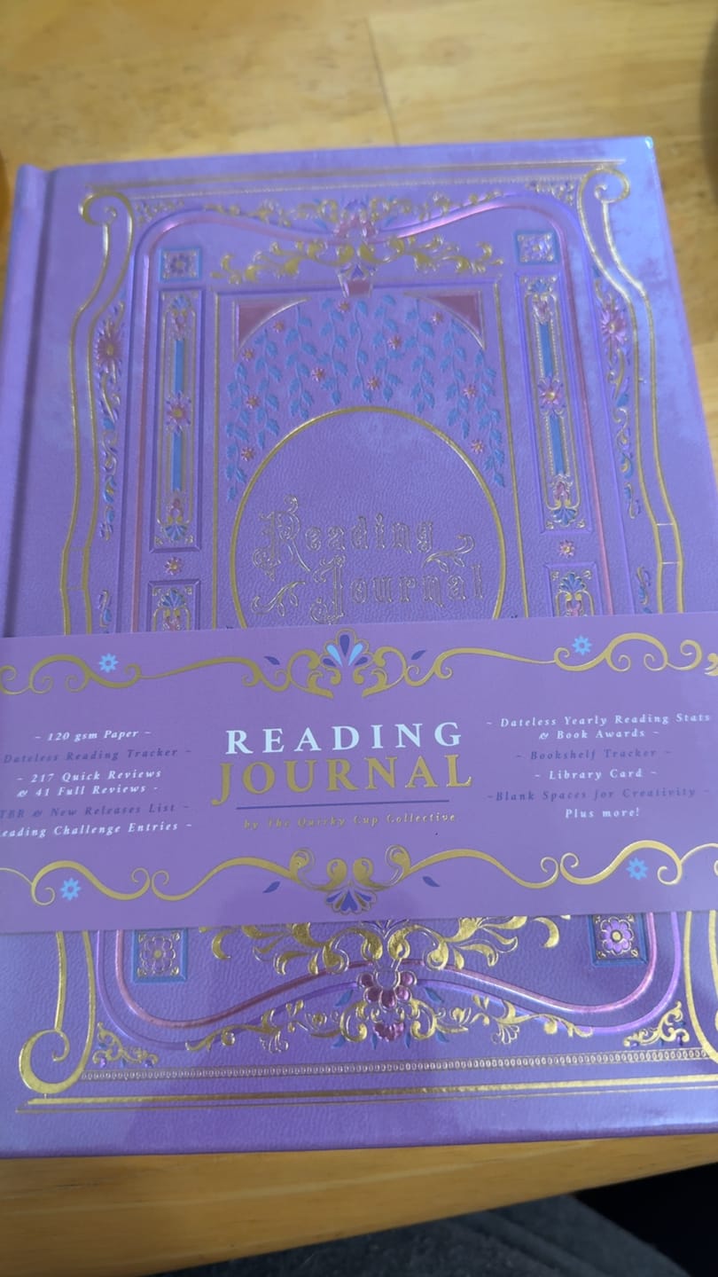 Customer photo review of Reading Journal - Wisteria
