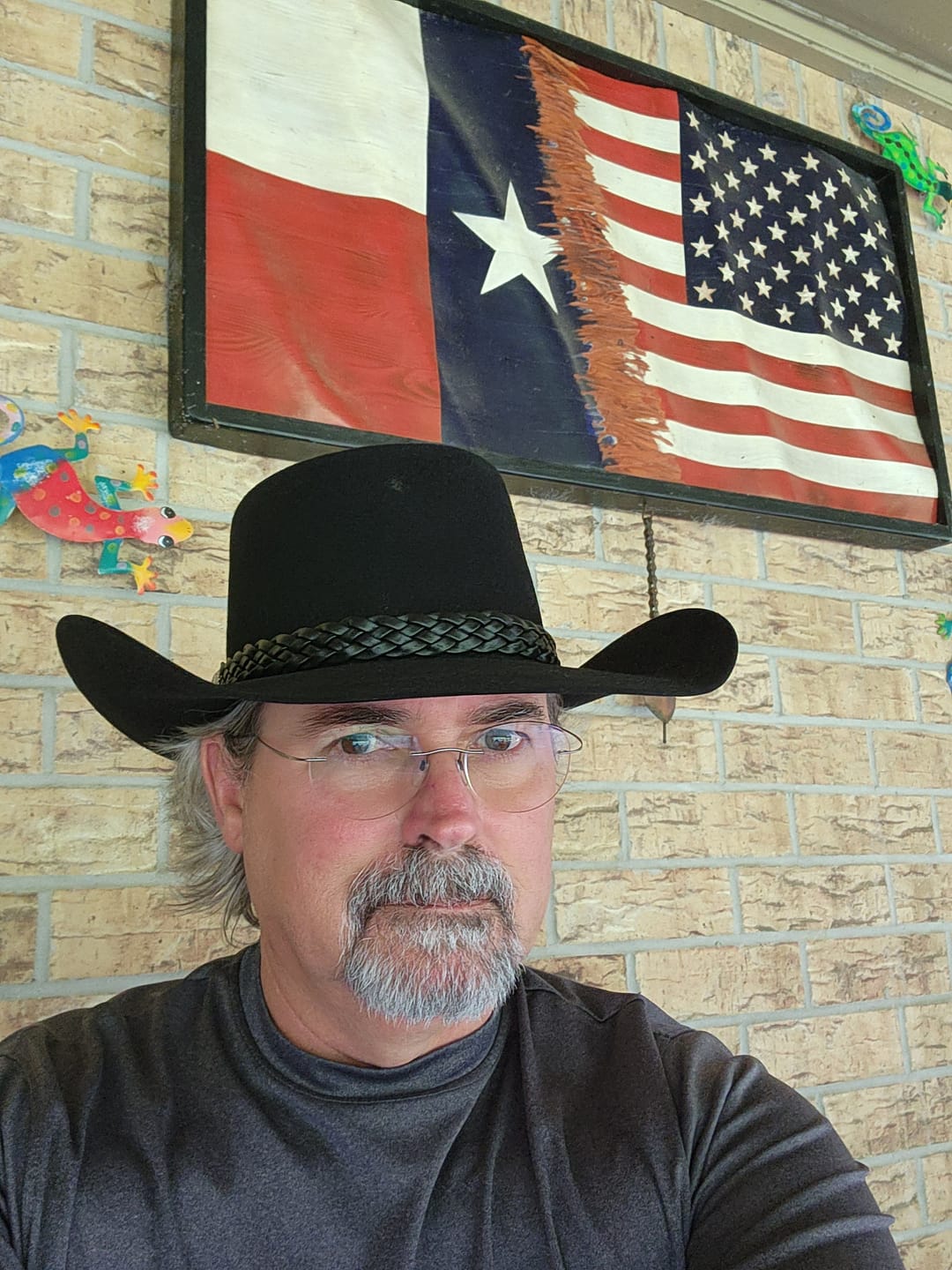 Customer photo review of The Lash Stetson Hat - Made Exclusively for Waylon Jennings