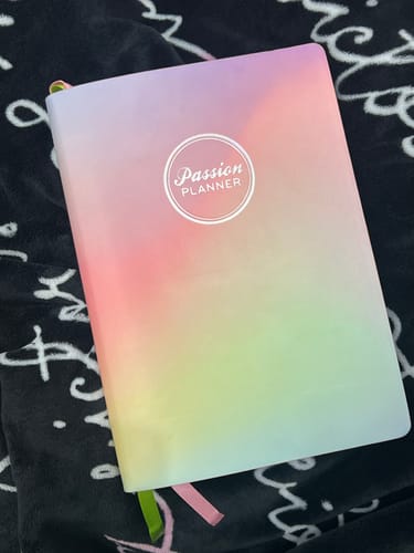 Customer photo review of Weekly 2025 Planner Rainbow Prisma