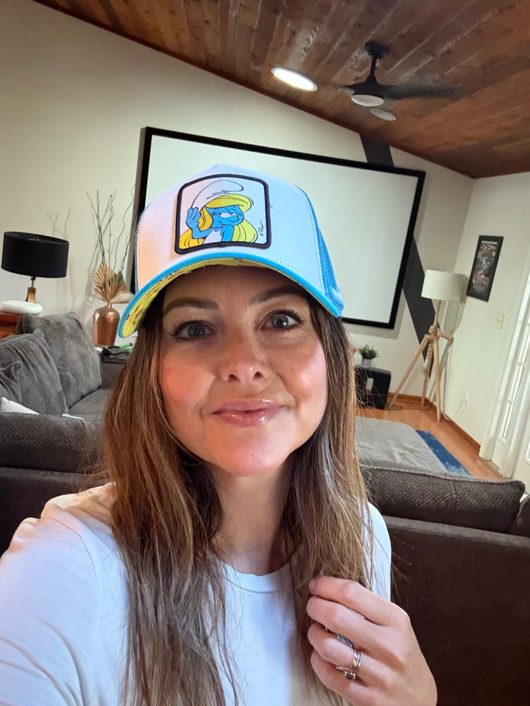 Customer photo review of OVERLORD X Smurfs: Smurfette Trucker Cap