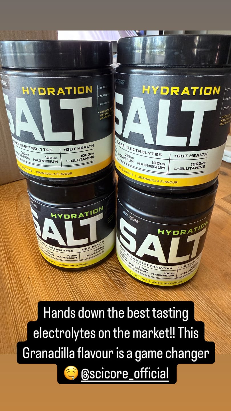 Customer photo review of HYDRATION SALT Granadilla Flavour