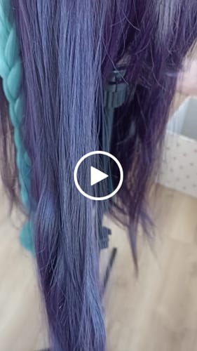 Customer video review of Genshin Impact Yun Jin Long Purple Hair Basic Wig