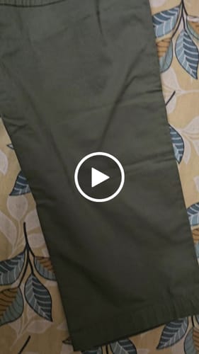 Customer video review of DARK GREEN COTTON CARGO 8-POCKETS