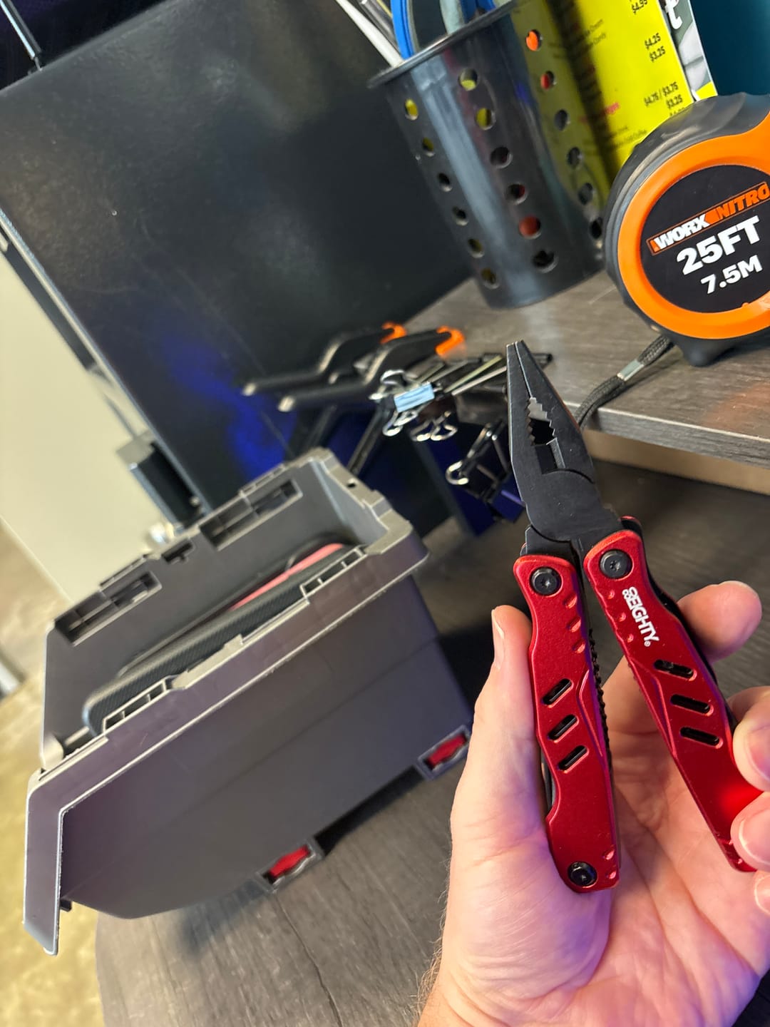 Customer photo review of 80Eighty® Multi-Tool - Red