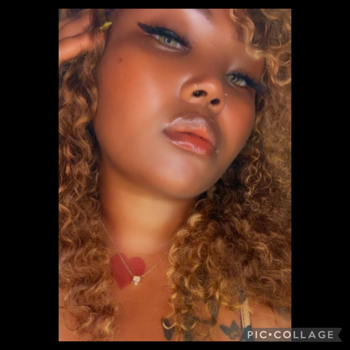 Customer photo review of Amazonia Green Prescription Colored Contact Lenses