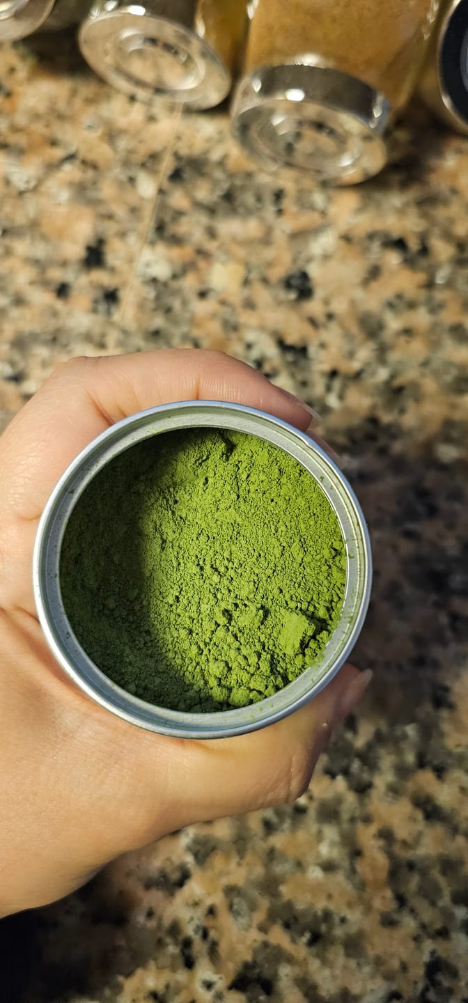 Customer photo review of Barista Premium Matcha - Omi