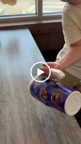Customer video review of Monster Truck Spill Proof Kids CREWCUP 20oz