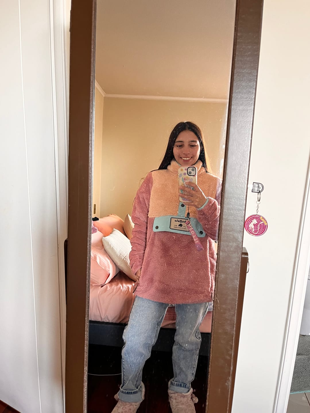 Customer photo review of Chaqueta Indigo Mujer