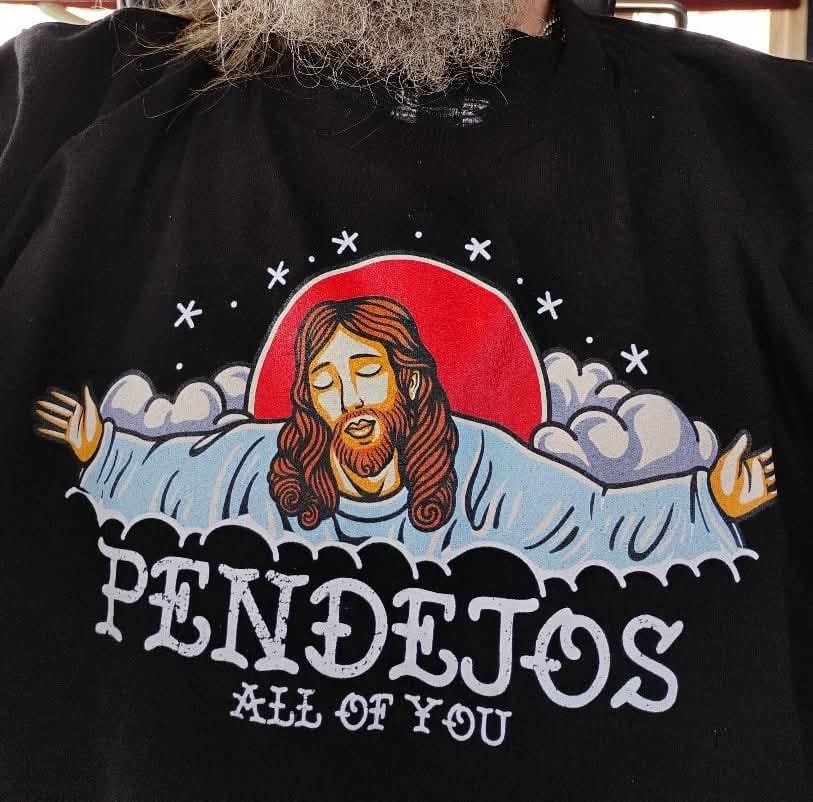 Customer photo review of Pendejos, All Of You Old School OG T-shirt