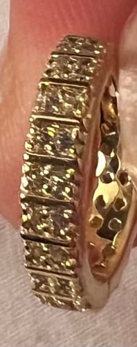 Customer photo review of ARGOLLAS BOR BAÑO DE ORO