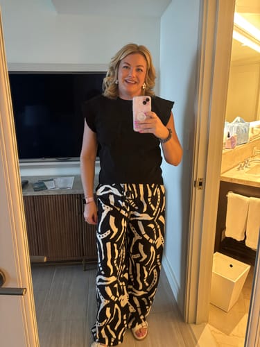 Customer photo review of Bali Patterned Tall Pants