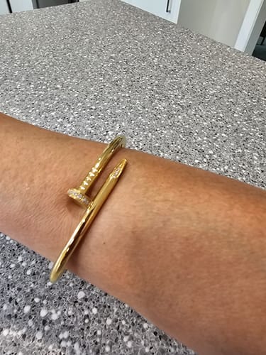 Customer photo review of The Matisse Bangle