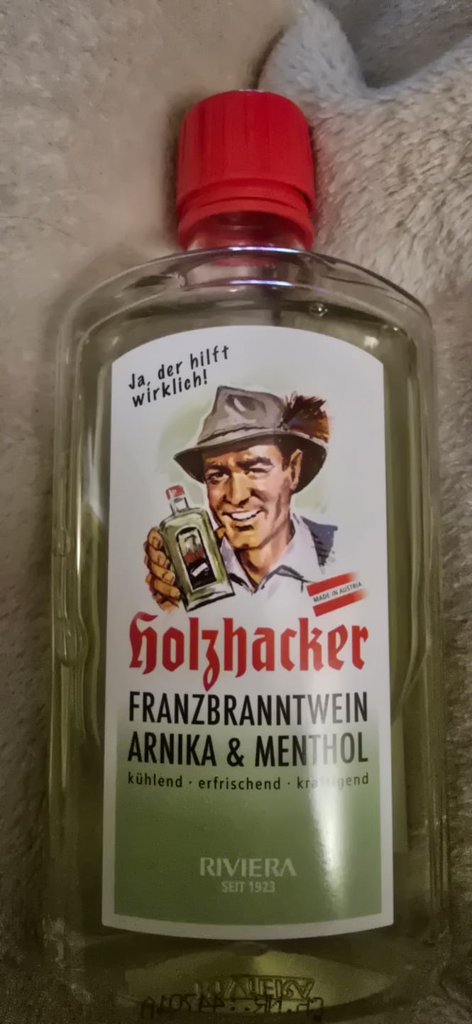 Customer photo review of Holzhacker Franzbranntwein Arnika & Menthol