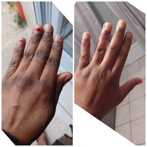 Customer photo review of HUILE DE PAPAYE EXTRA SHINE