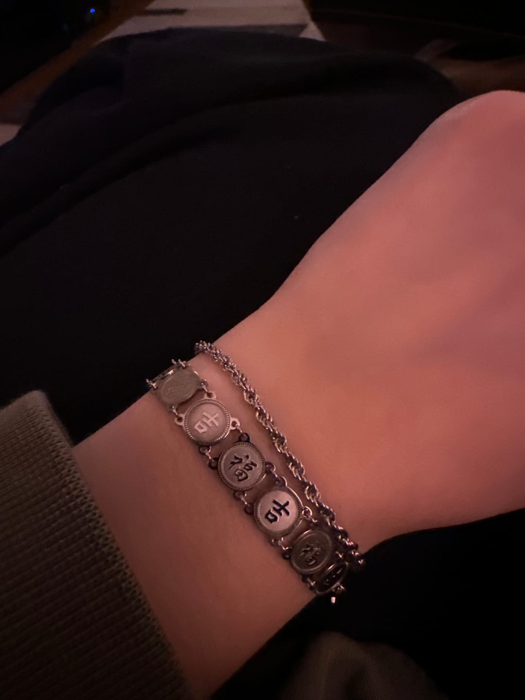 Customer photo review of Lucky Coin Bracelet