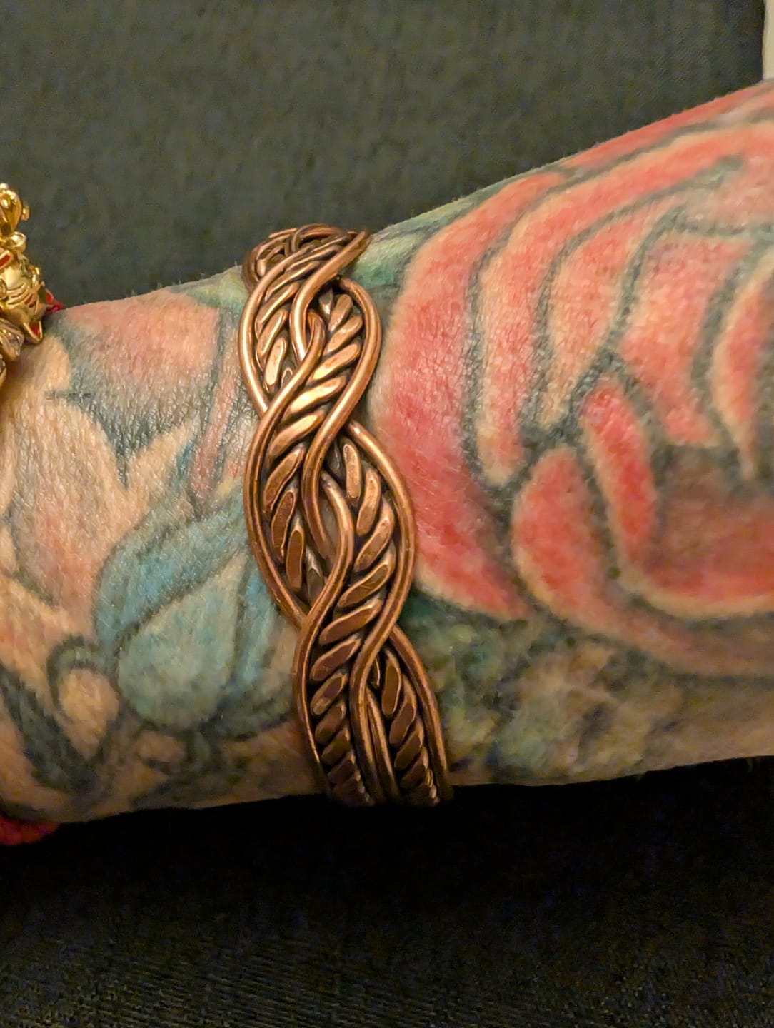 Customer photo review of Braid / Magnetic / Copper Bracelet