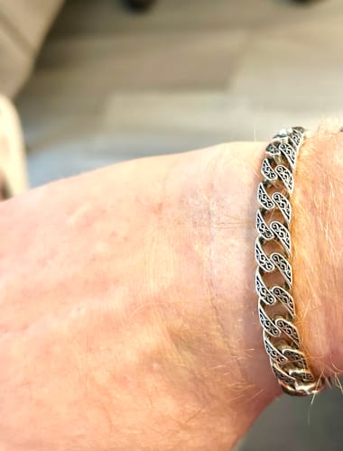 Customer photo review of ANCIENT CUBAN. - 925 STERLING SILVER