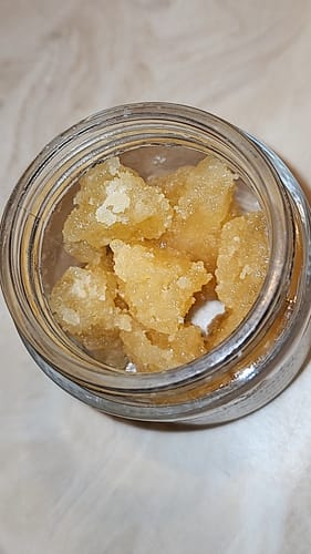 Customer photo review of Granddaddy Purple THCA Crumble