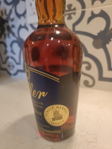 Customer photo review of W.L. Weller Full Proof Bourbon Whiskey - Single Barrel Select K.W.S. Edition (750ml)