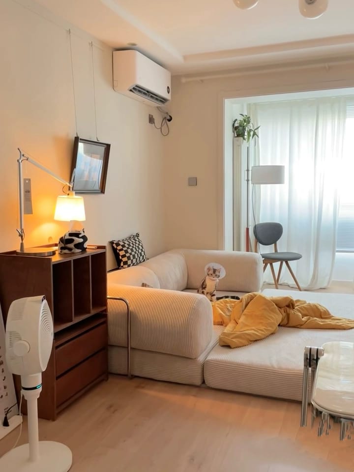 Customer photo review of VacuumLuxe Compression Sofa