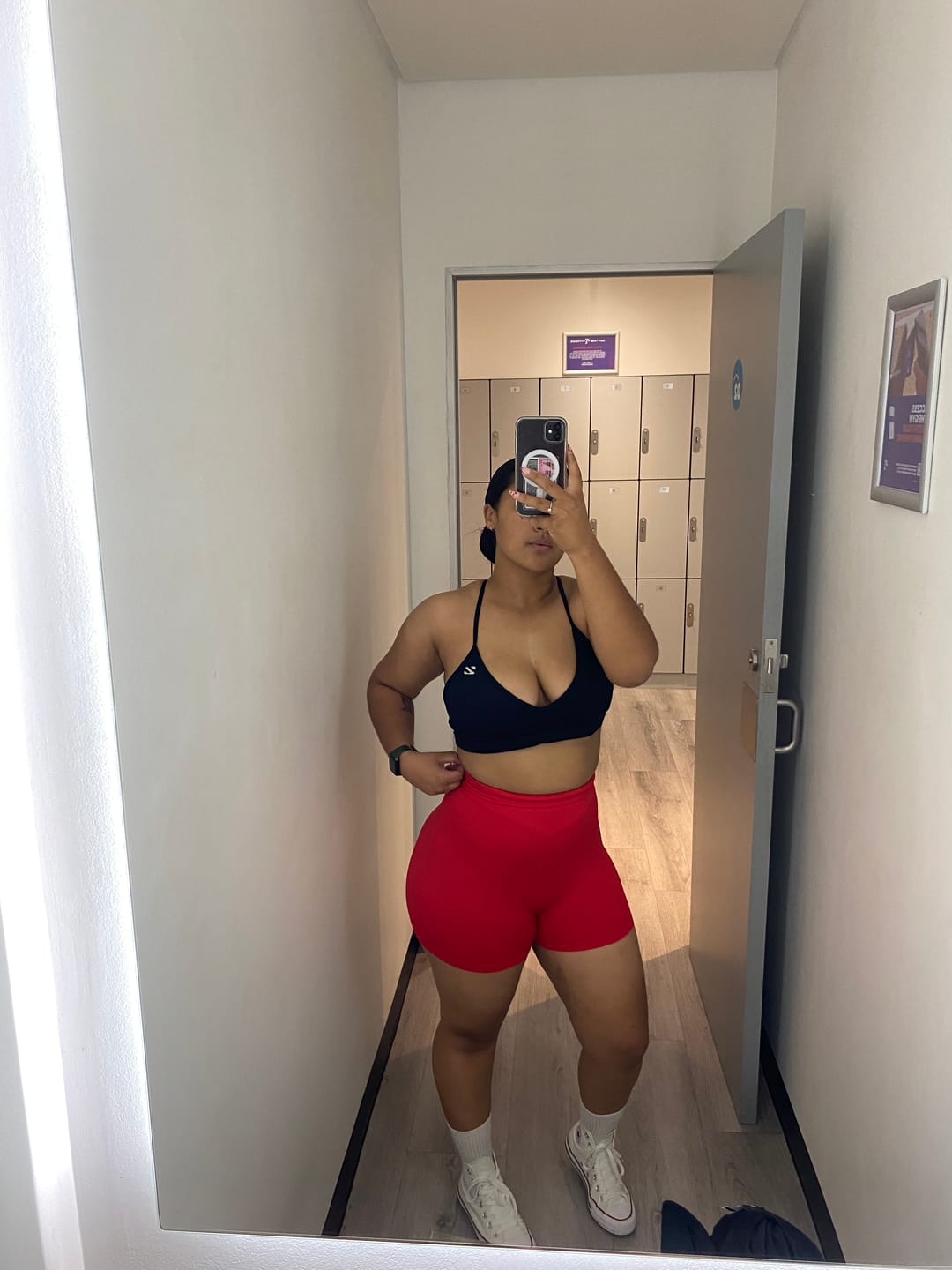 Customer photo review of Minimal Low Support Sports Bra
