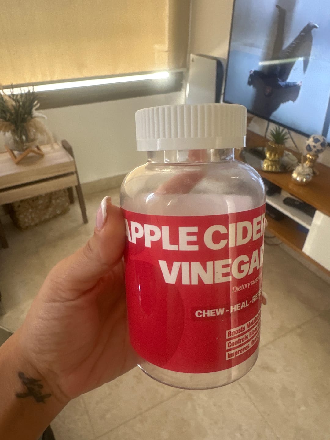Customer photo review of Apple Cider Vinegar Gummies