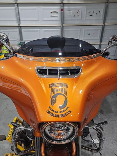 Customer photo review of HR3 Amber Whiskey 2015S Outer Batwing Fairing Cowl Upper 2015 STREET GLIDE  SPECIAL (FLHXS )