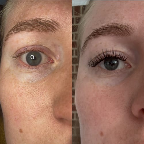 Customer photo review of Vippe Extensions Startsæt (Natural)