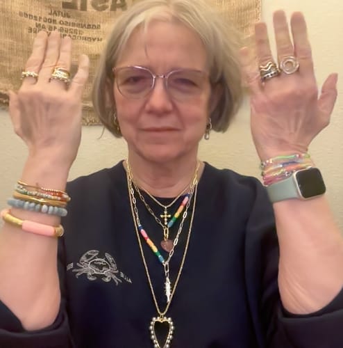 Customer photo review of Izzy Necklace