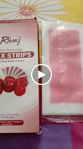 Customer video review of Rivaj Hair Removing Wax Strips (Shea Butter & Berry)