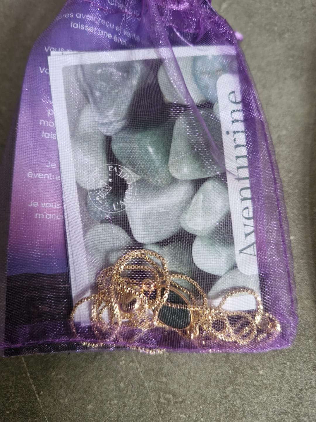 Customer photo review of Bracelet Chance Aventurine