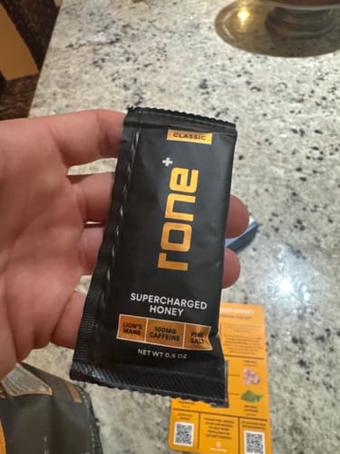 Customer photo review of (20-Pack) SuperCharged Honey - 100mg Caffeine