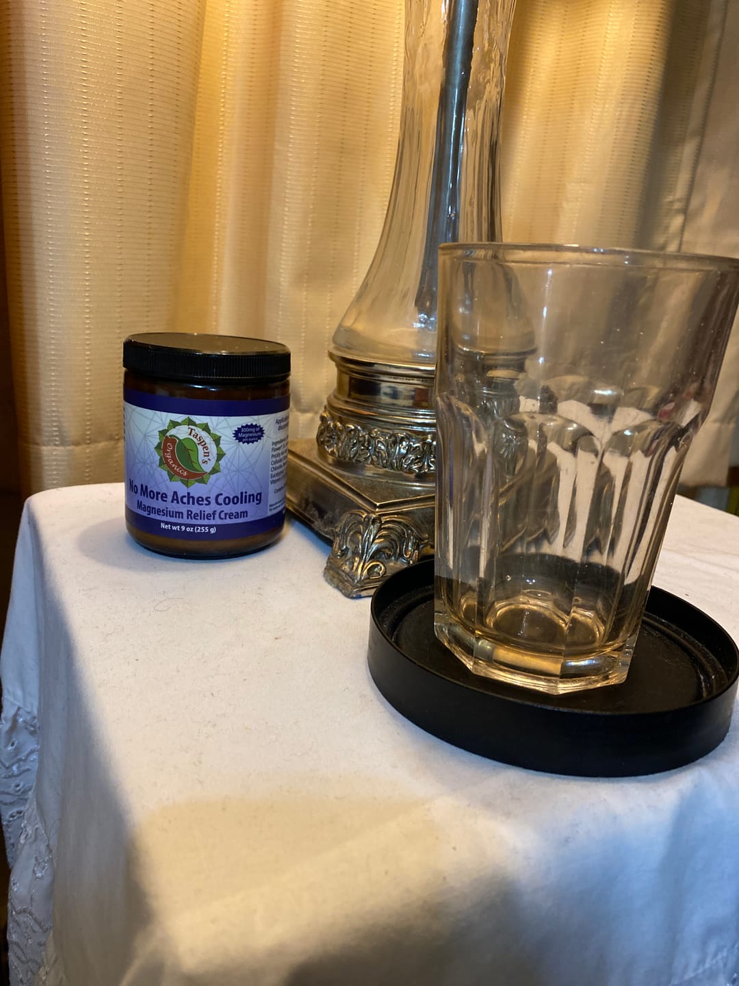 Customer photo review of Magnesium No More Aches Cooling Relief Cream