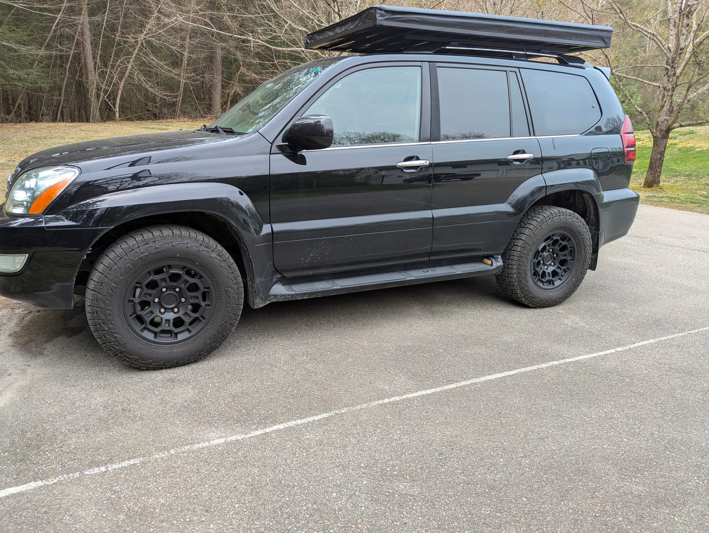 Customer photo review of 2003-2009 Lexus GX470 4-Wheel Air Suspension Conversion/Delete Kit with Front Camber Bolts (TE14FCK)