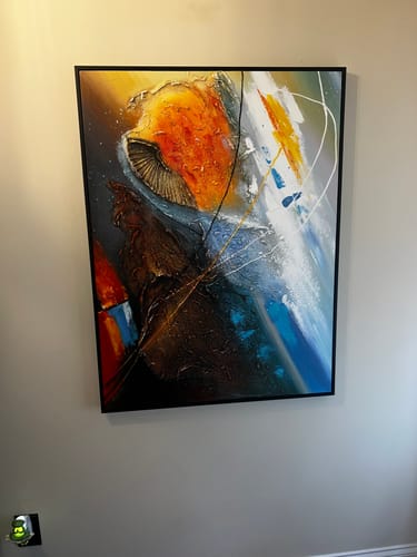 Customer review photo for Colorful Painting #CA023