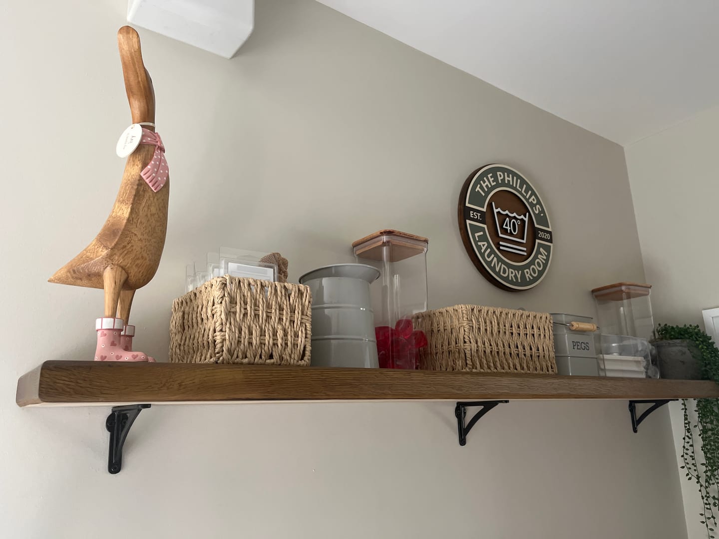 Customer photo review of 4.5 Inch Ironbridge Cast Iron Shelf Bracket