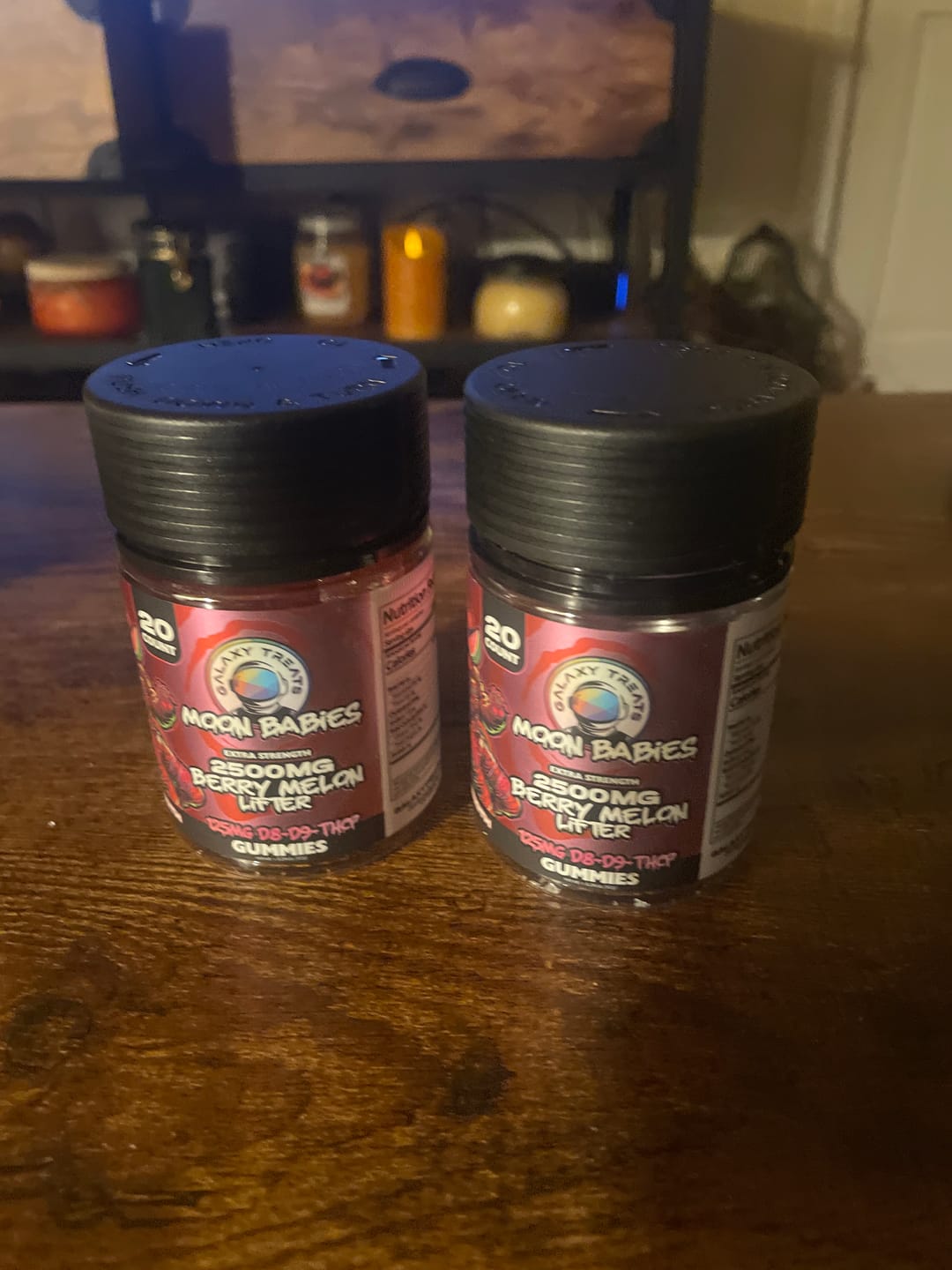 Customer photo review of Berry Melon Lifter D8 D9 THCP Extra Strength Gummies