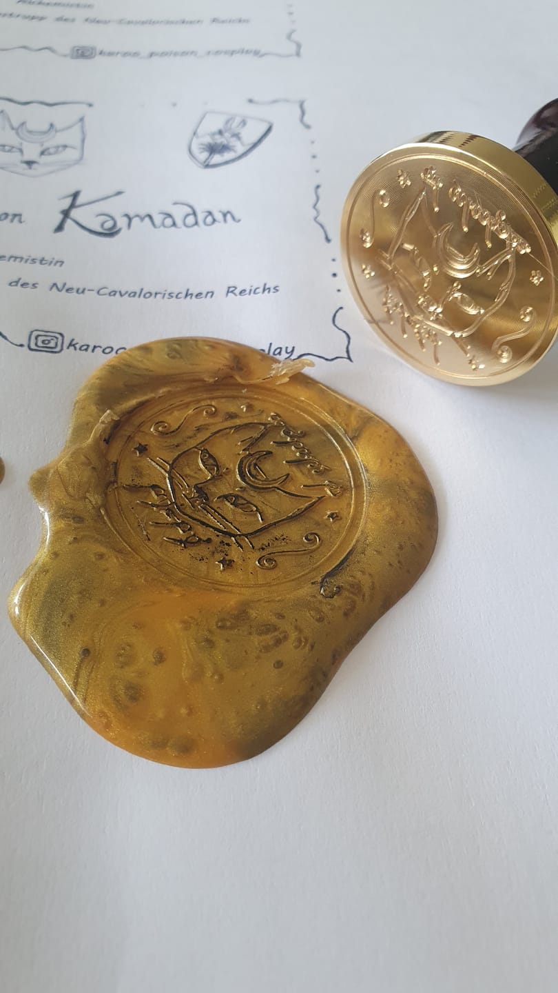 Customer photo review of Siegelstempel mit eigenem Logo