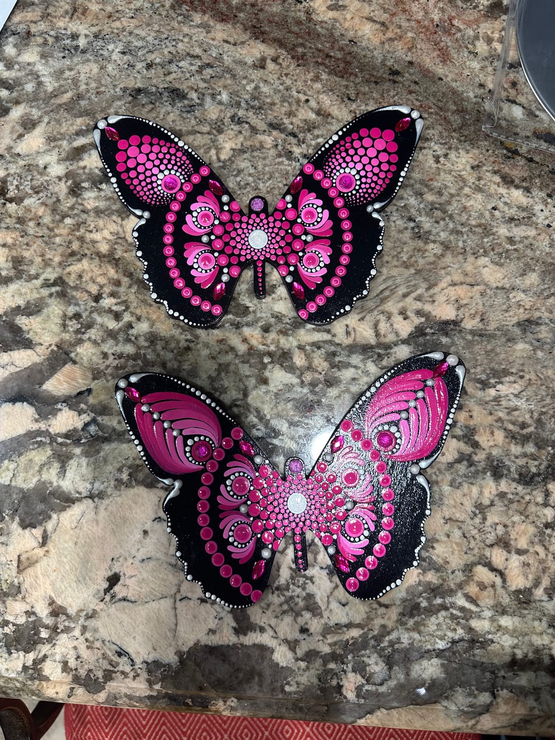 Customer photo review of Unfinished Wood Crescent Moon Shape | DIY Celestial Night Sky Craft Cutout | Up to 36"