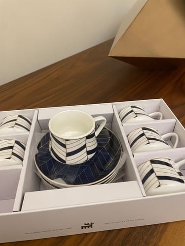 Customer photo review of Karaca Yakut Set Of 6 Coffee Cups 100 Ml 153.03.06.7974