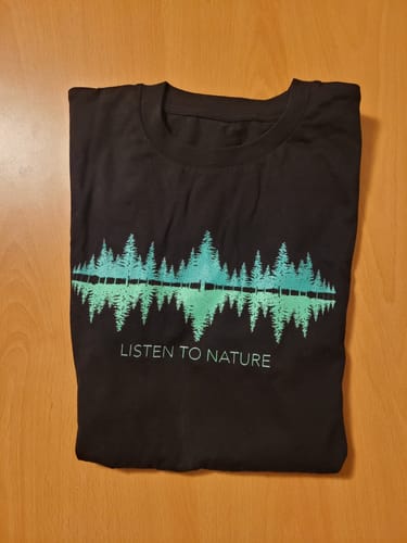 Customer photo review of LISTEN TO NATURE - BIO  - Kinder Organic T-Shirt