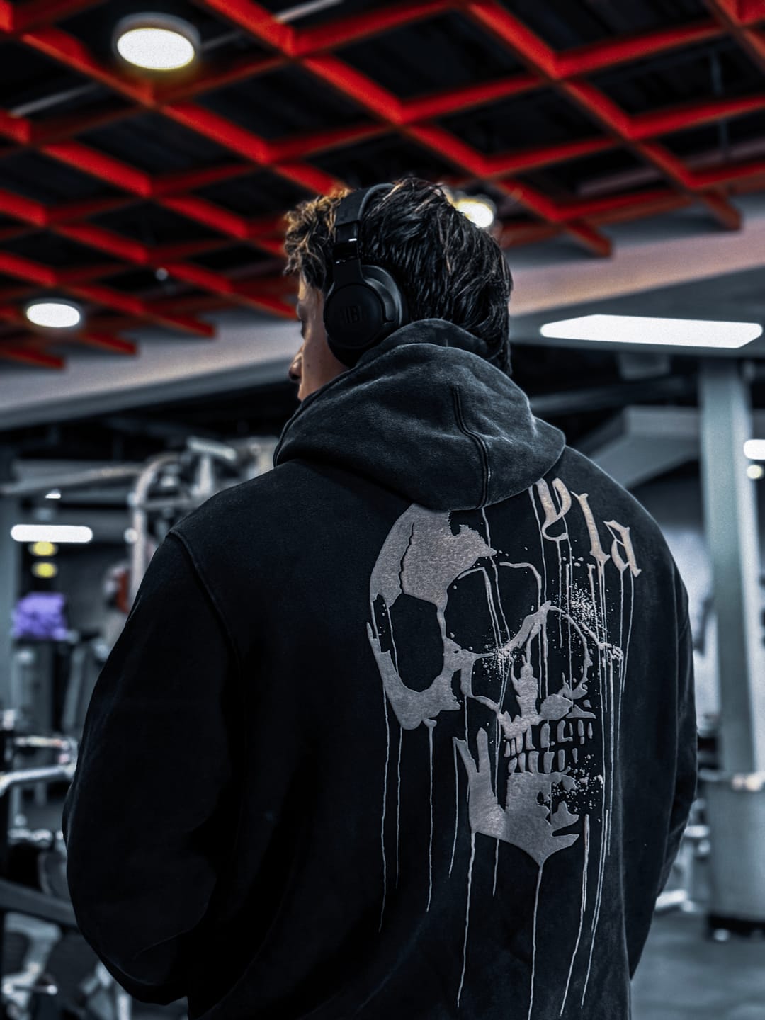 Customer photo review of 551 - Drippy Skull Hoodie