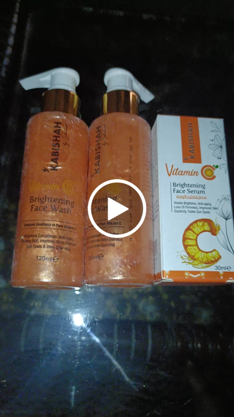 Customer video review of Vitamin C Brightening Face Wash