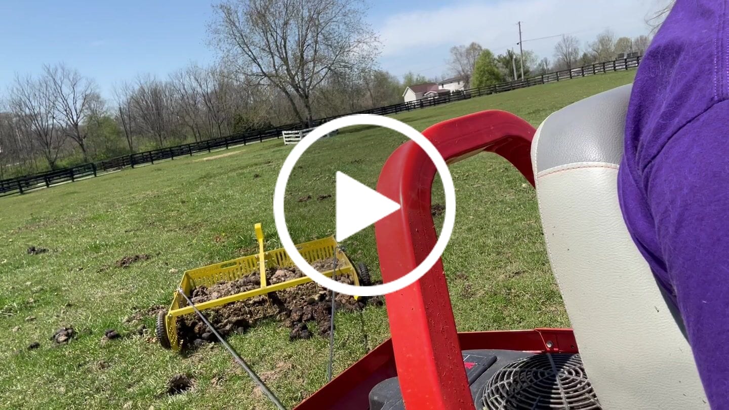 Customer video review of Scoop'N'Tow Manure Scooper / Paddock Field Cleaner + Trailer
