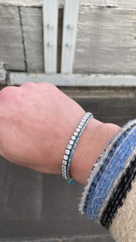 Customer photo review of TENNISBOY BRACELET. - 4MM