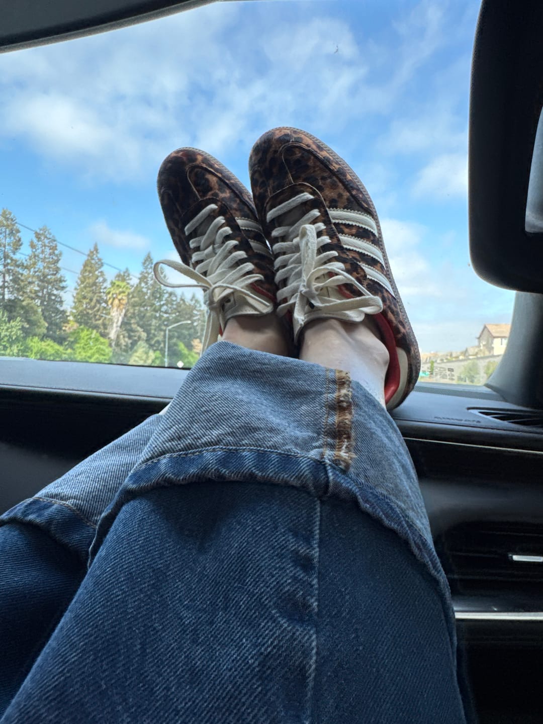 Customer photo review of adidas Samba OG Red Leopard Women's